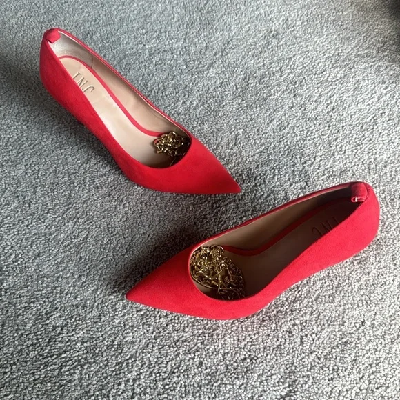 Red high heels I.N.C size 8.5 - Picture 2 of 2